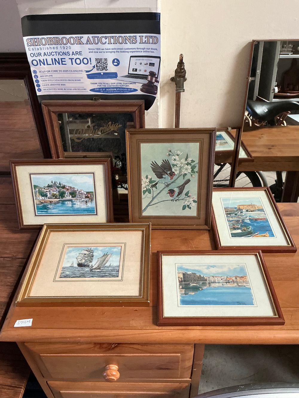 Lot 465: Montague Dawson, G. [illegible], and Others, A Collection of Framed Artworks and Prints (Signed)