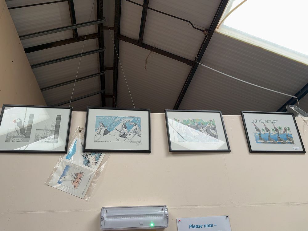 Lot 88: Simon Drew, A Collection of four Prints and a greeting card.