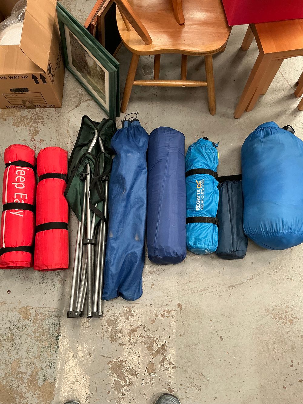 Lot 158: A Collection of Regatta and Tesco Camping Equipment
