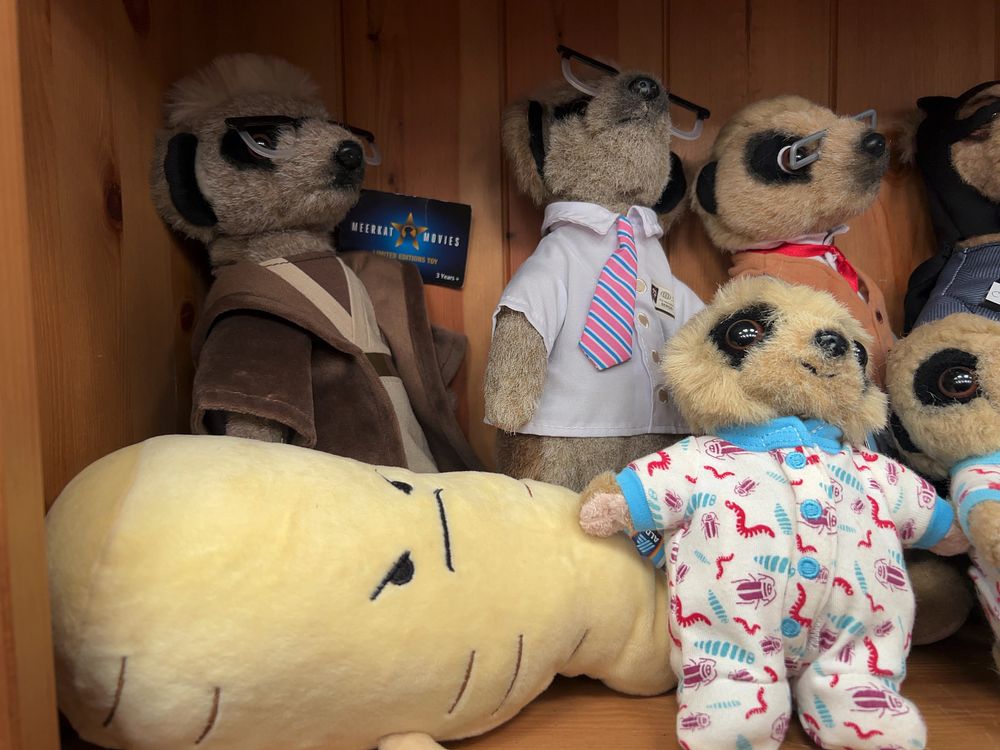 Lot 188: A Collection of UK Promotional Advertising Toys Including Compare the Market Meerkats and Aldi Pascal the Parsnip