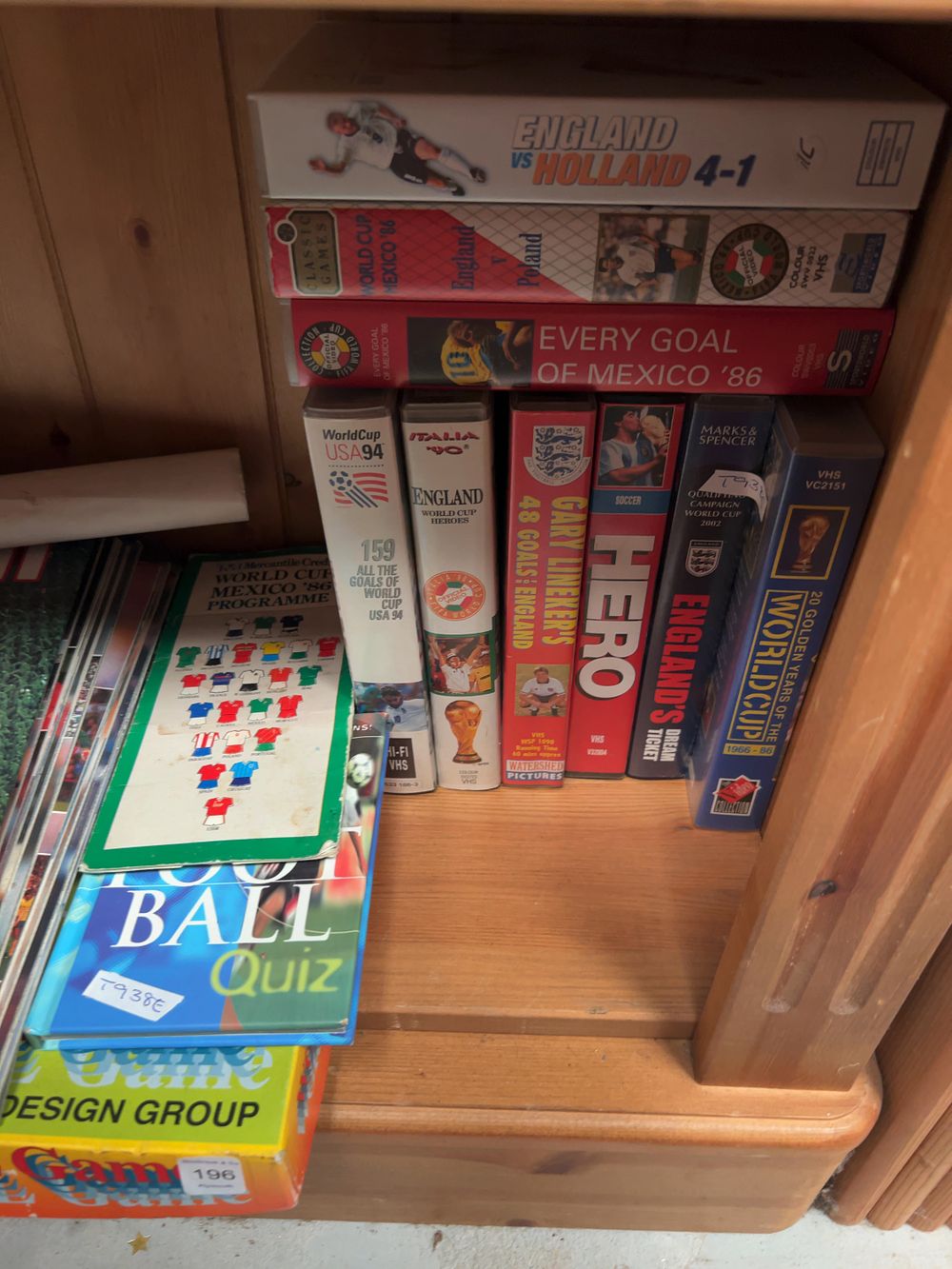 Lot 196: A Collection of England National Team and FIFA World Cup Football Memorabilia