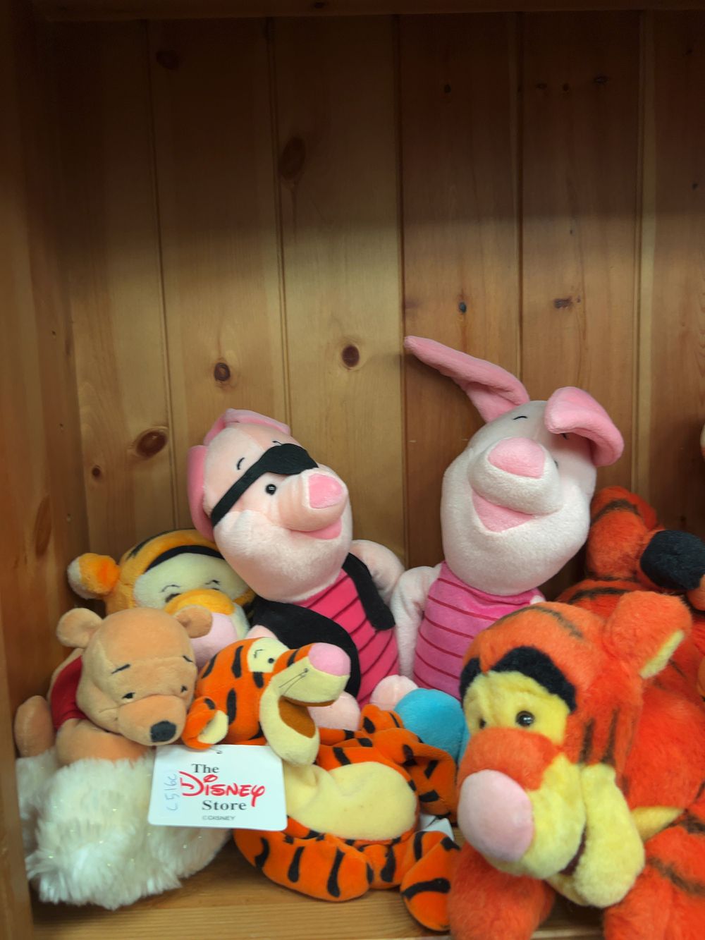 Lot 197: A Collection of Disney Store Winnie the Pooh and Friends Plush Toys
