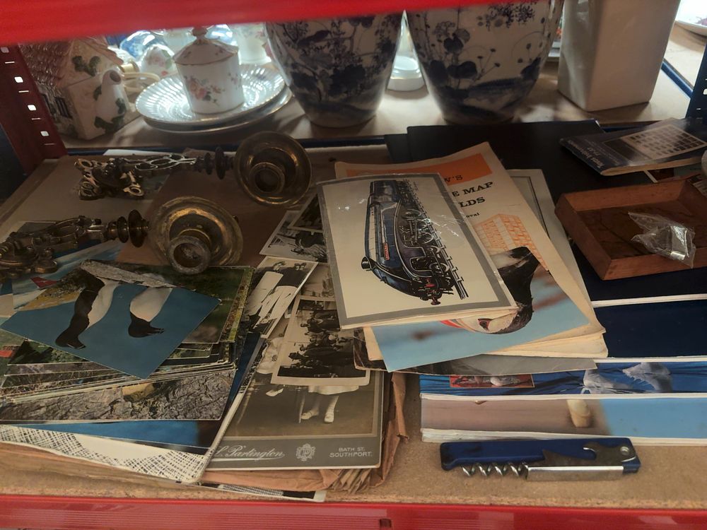 Lot 240: An Assortment of Vintage Ephemera, British Rail Tickets, and Decorative Brassware