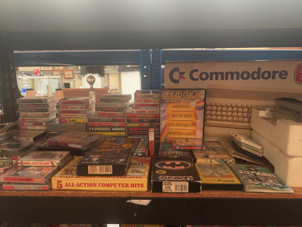 Lot 247: A Collection of Commodore 64 Home Computing Hardware and Cassette Games