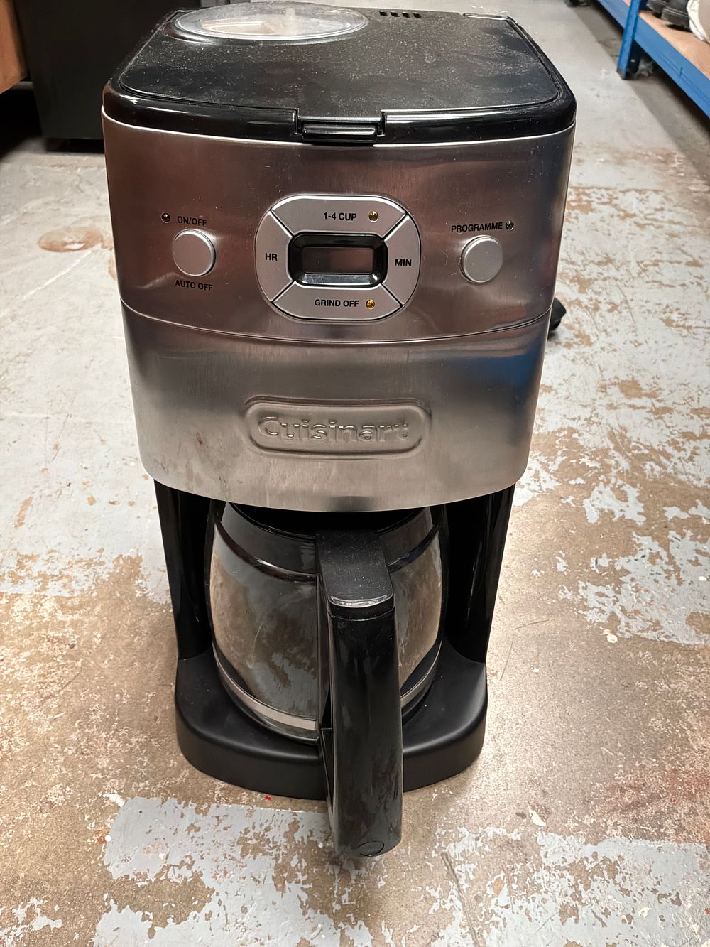 Lot 265: Cuisinart DGB-625 Grind and Brew 12-Cup Automatic Coffee Machine