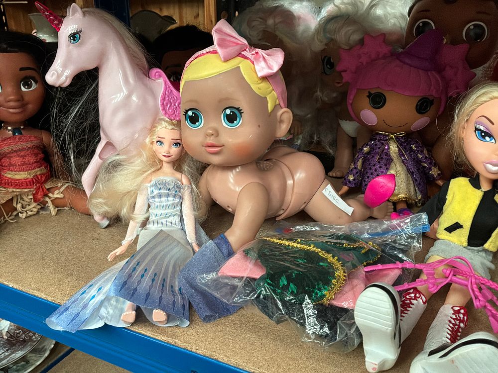 Lot 275: An Assortment of Modern Fashion Dolls including Disney, Bratz, and Lalaloopsy Characters with Toy Animals and Accessories