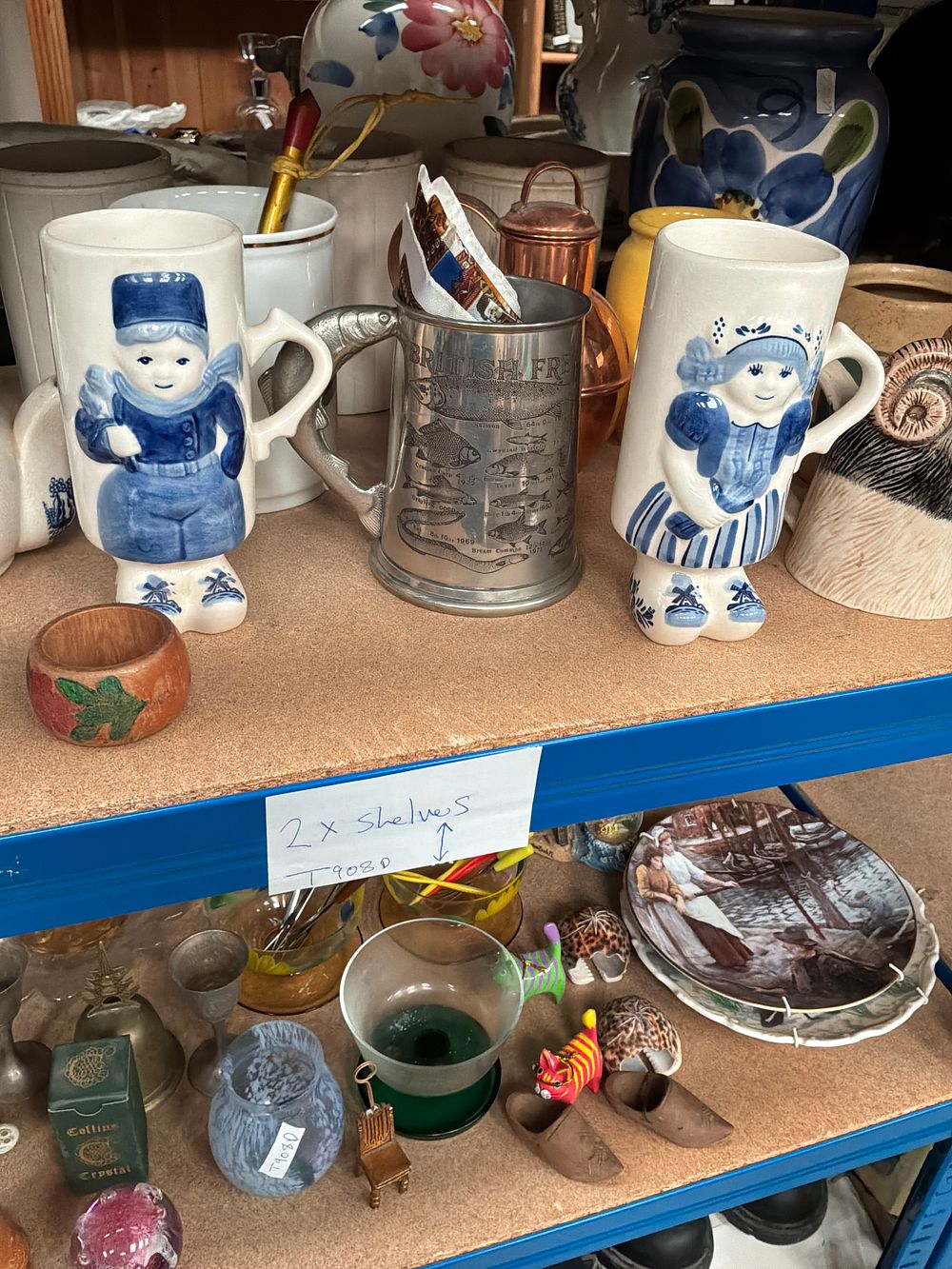 Lot 282: An Assortment of Decorative Ceramics, Glassware, and Metalware including Scheurich and Metamec