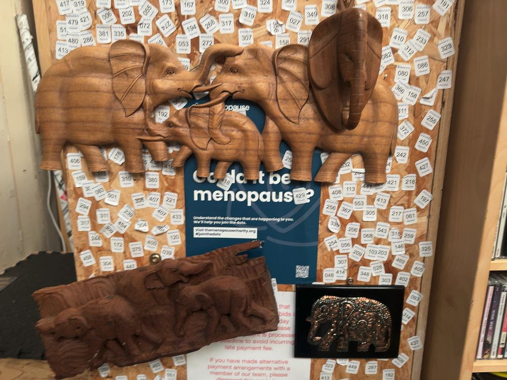 Lot 297: A Collection of Decorative Elephant Themed Wall Ornaments
