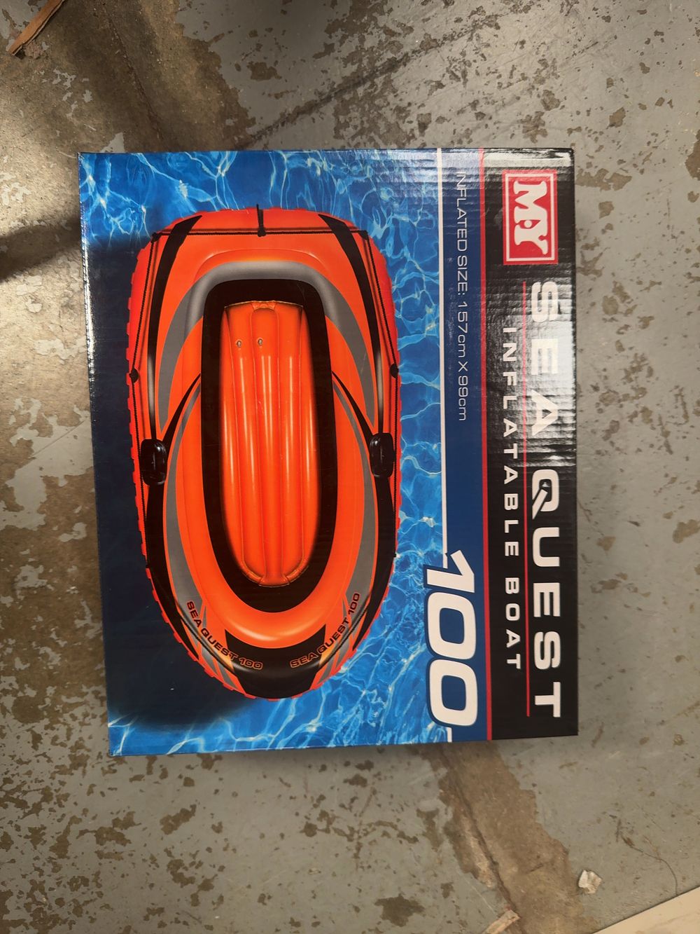 Lot 318: M.Y Sea Quest 100 Inflatable Boat