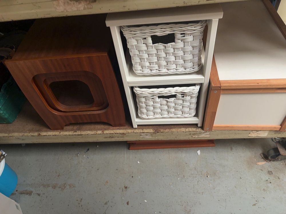 Lot 414: A Trio of Furniture and Storage Items