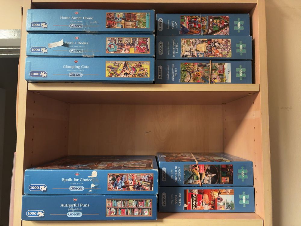 Lot 417: Ten Gibsons 1000 Piece Jigsaw Puzzles