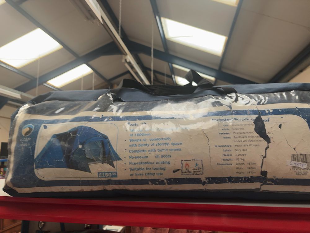 Lot 436: Escape Module 6 Navy Blue Six Person Camping Tent