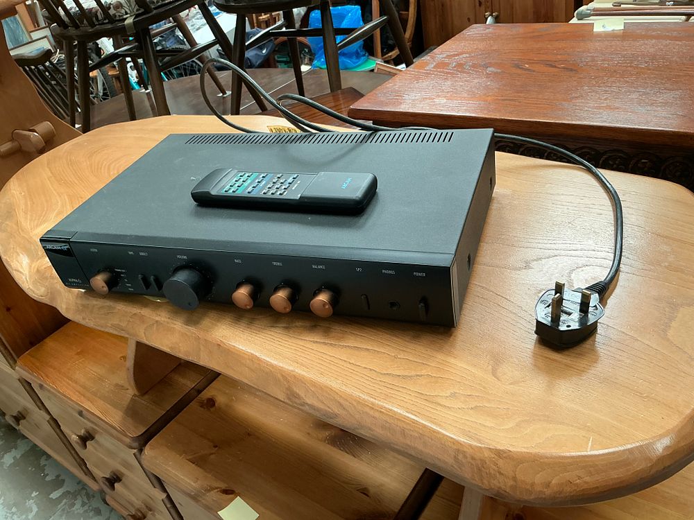 Lot 458: Two Hi-Fi Separates Comprising an Arcam Alpha 6 Integrated Amplifier and a Rotel RCD-965BX CD Player
