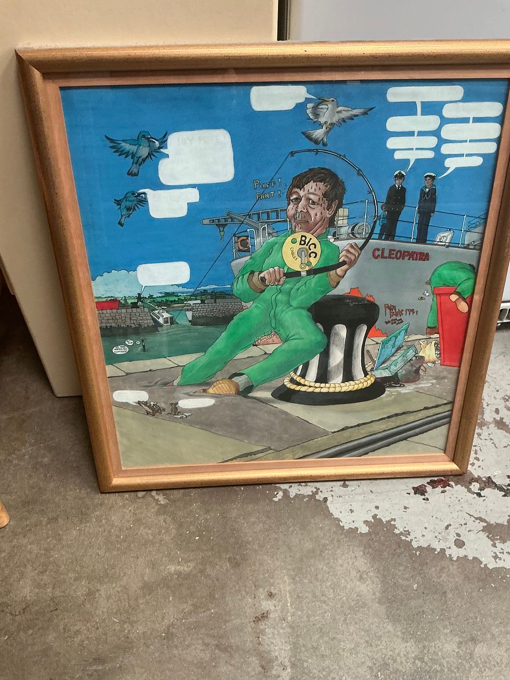 Lot 16: Peter Burns 'BICC Cables Satire' (Signed)
