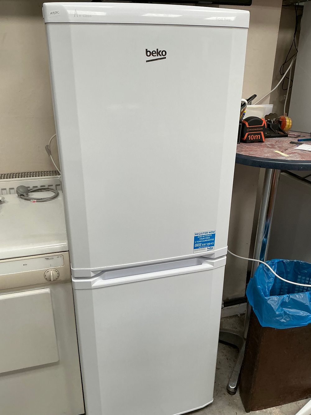 Lot 511: Beko RCF683W Freestanding Frost Free Fridge Freezer