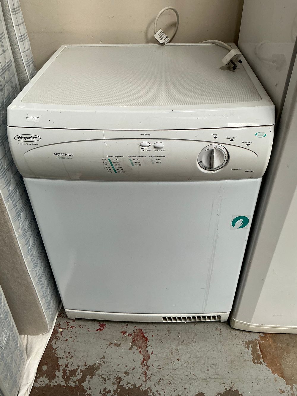 Lot 521: Hotpoint Aquarius TDC30P Condenser Tumble Dryer