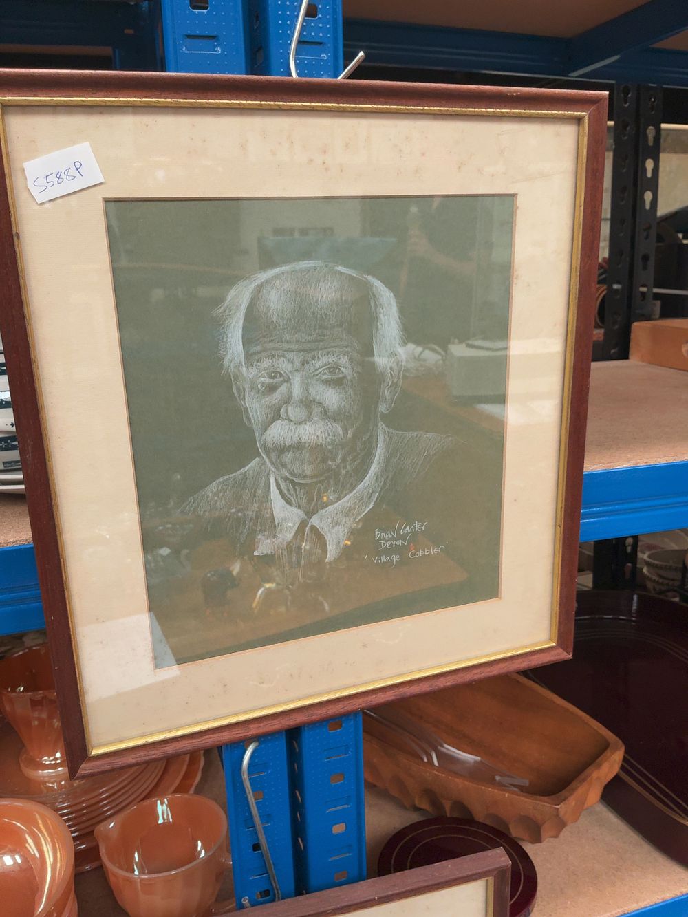 Lot 175: A Pair of Brian Carter (British, 1937-2015) Portrait Drawings