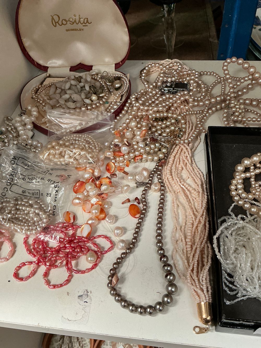 Lot 212: A Collection of Vintage and Contemporary Pearl and Bead Jewellery Including Rosita Berkeley