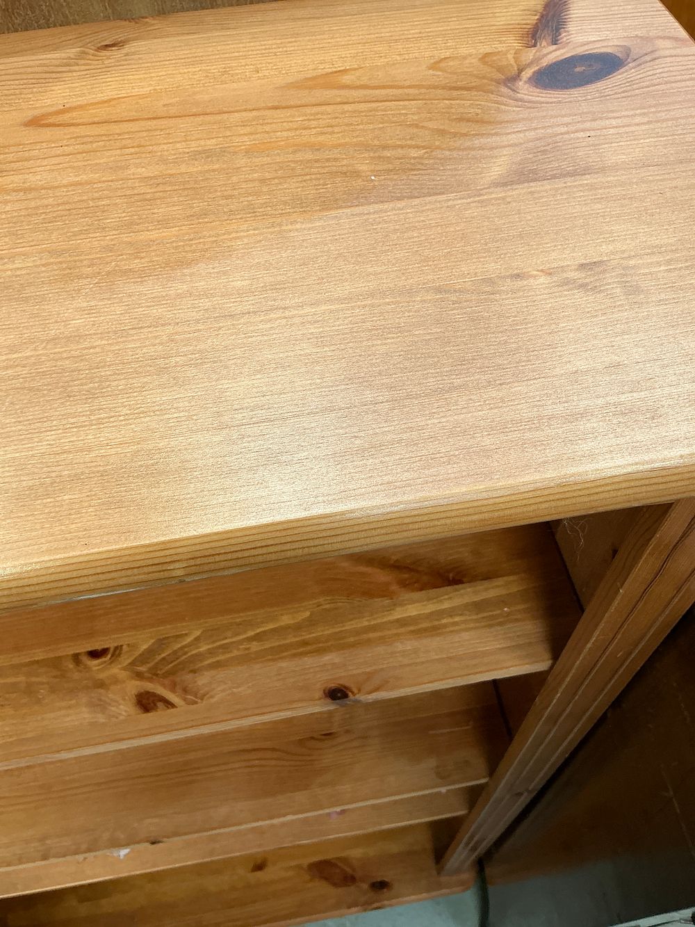 Lot 272: A Contemporary Solid Pine Shelving Unit