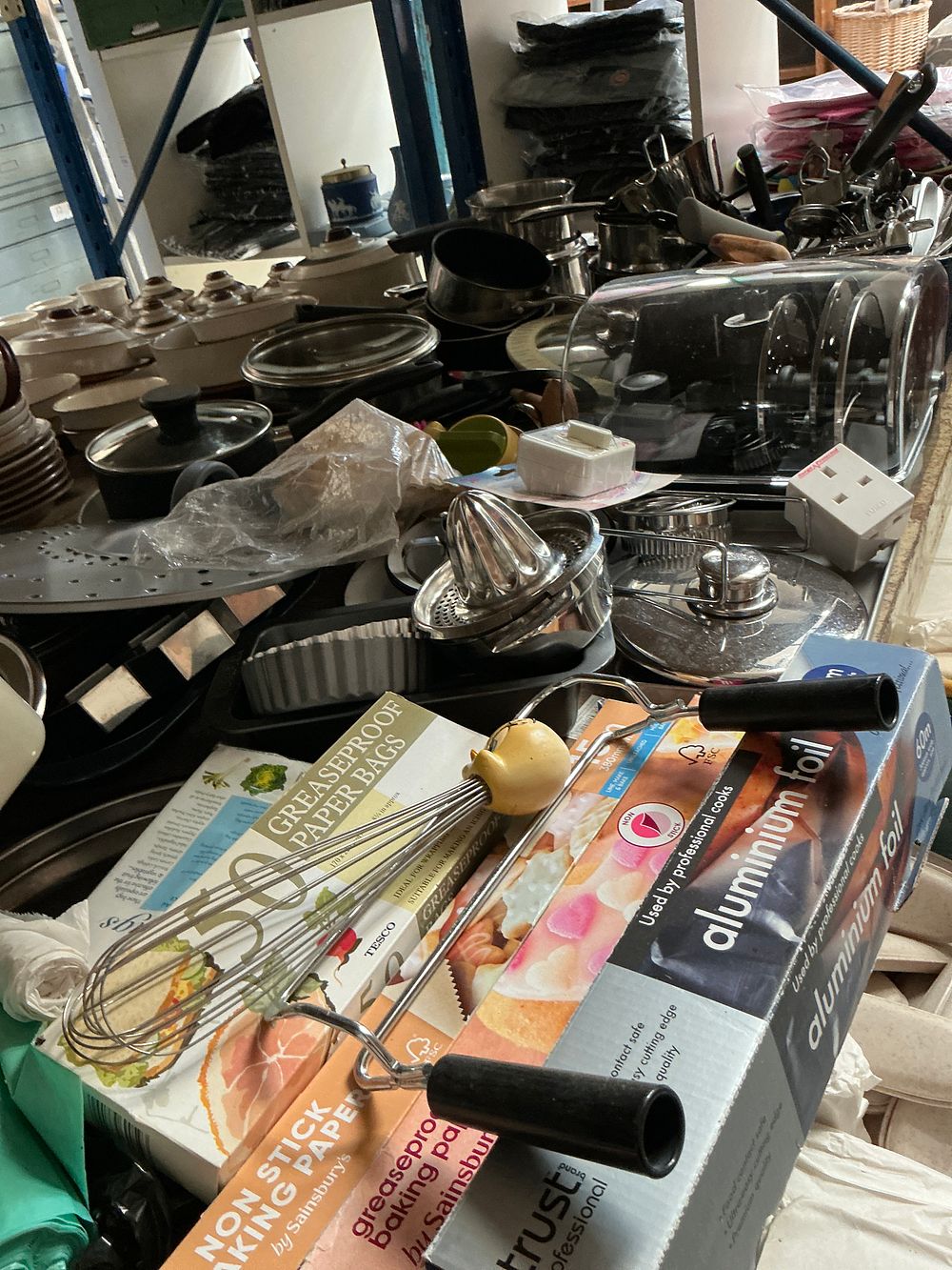 Lot 282: A Large Collection of Assorted Kitchenware, Bakeware, and Household Sundries