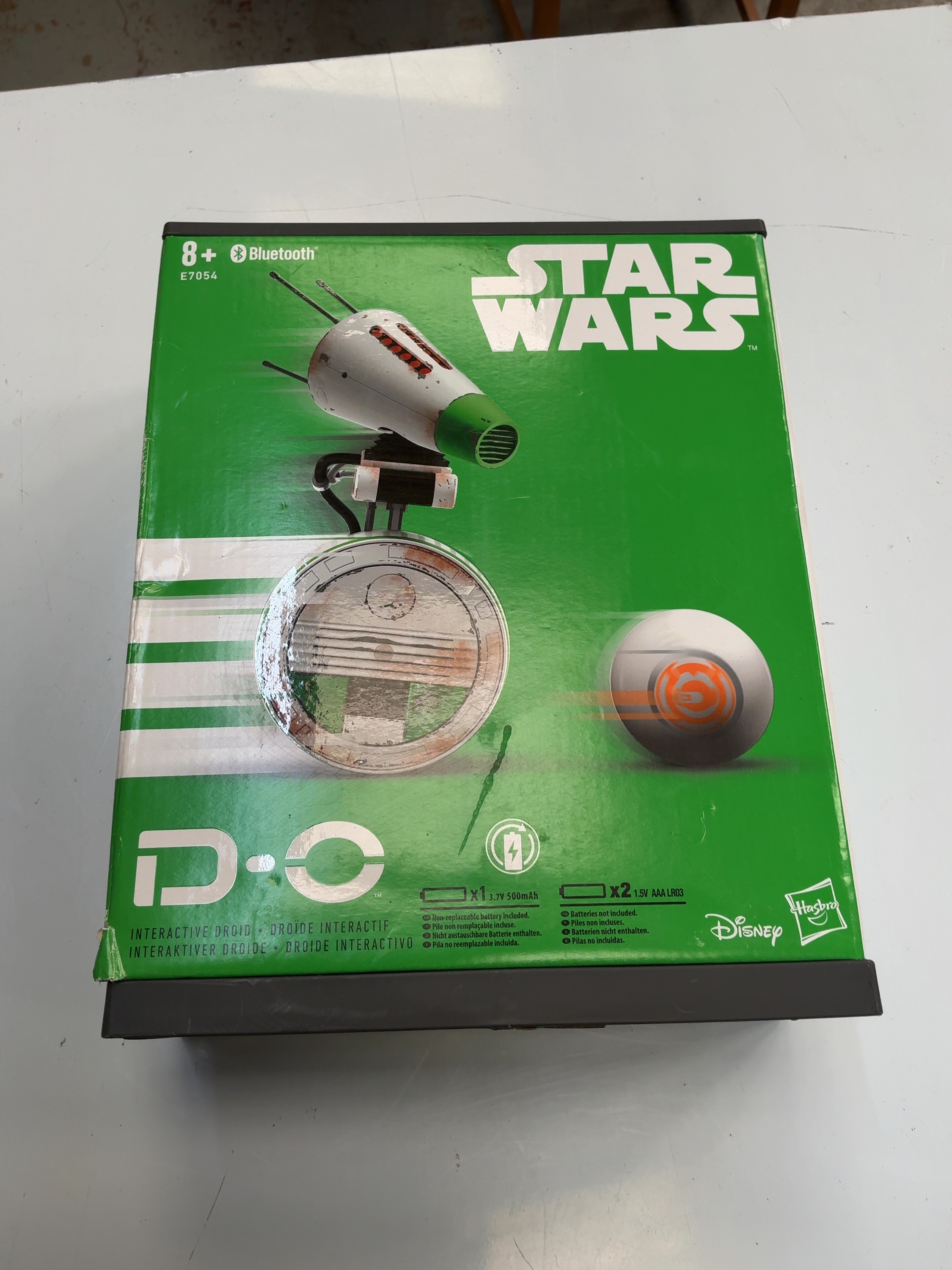 A Hasbro Plastic Star Wars D-O Interactive Droid in Original Presentation Case