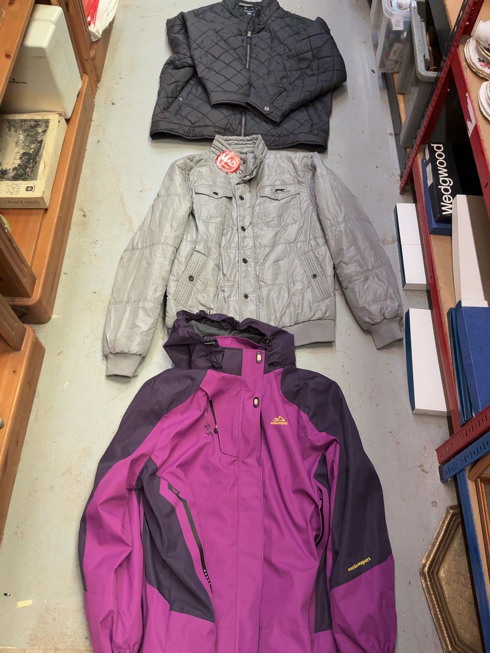 Lot 205: A Collection of Outerwear Including Maine New England Airness and Peter Storm Examples