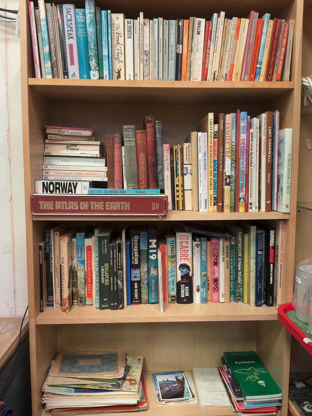 Lot 206: A Collection of Books, Pamphlets and Sheet Music Including Works by John le Carré, Alistair MacLean and Cornwall Interest Titles