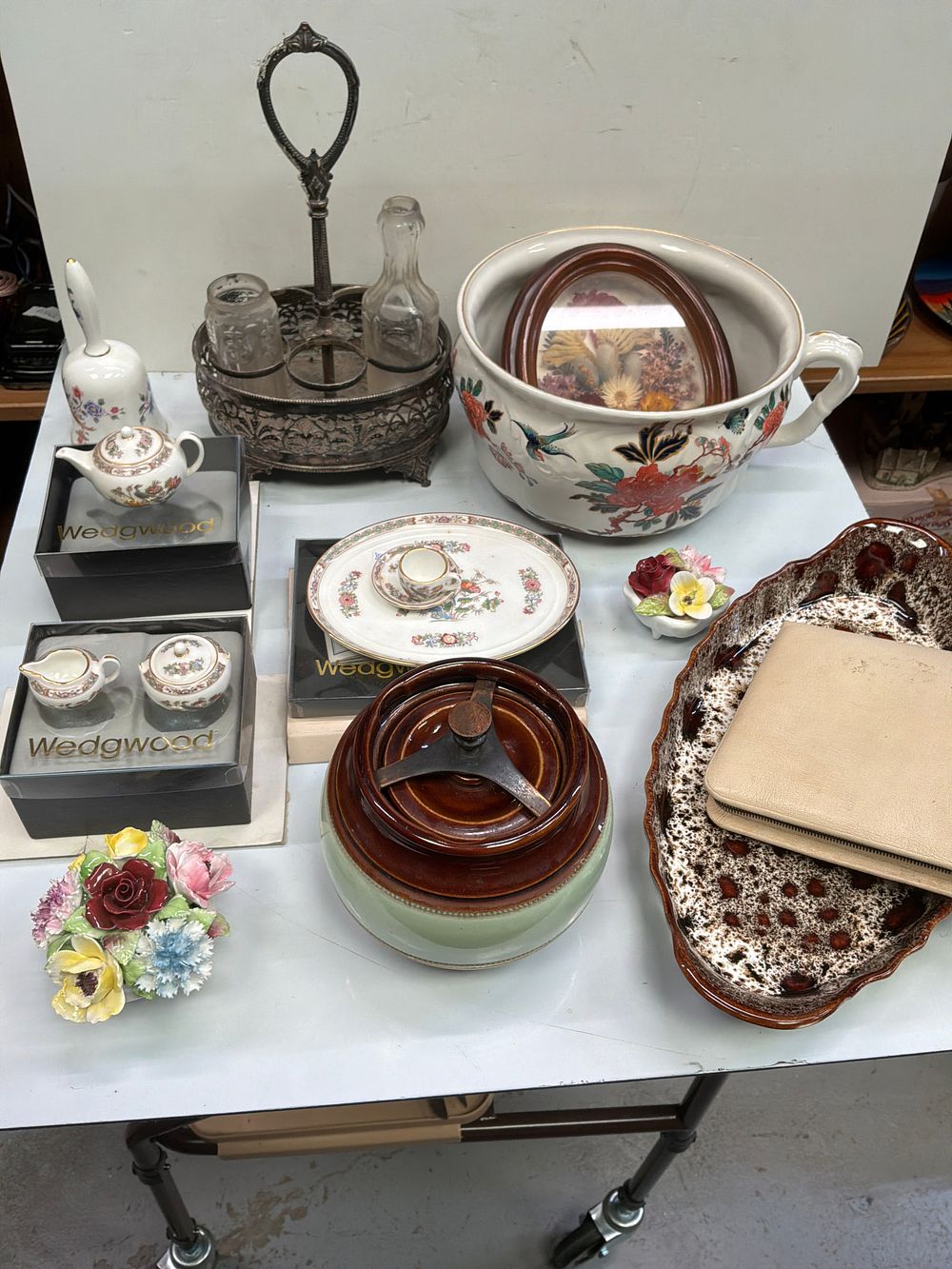 Lot 222: A Collection of British style Ceramics and Household Items including James Kent and Wedgwood Examples