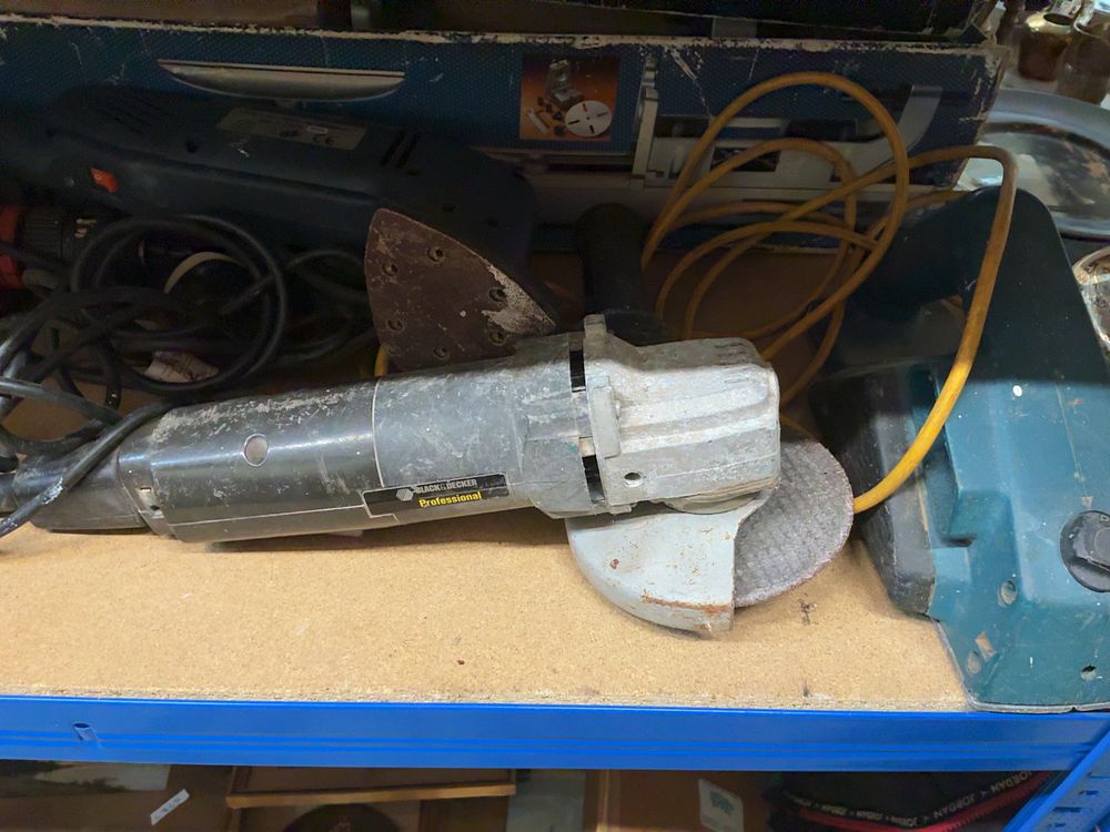 Lot 223: A Collection of Corded Electric Power Tools Including Black & Decker Examples