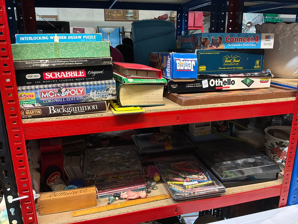 Lot 225: A Collection of Board Games and Wooden Puzzles including Spear's Games and Victory Examples