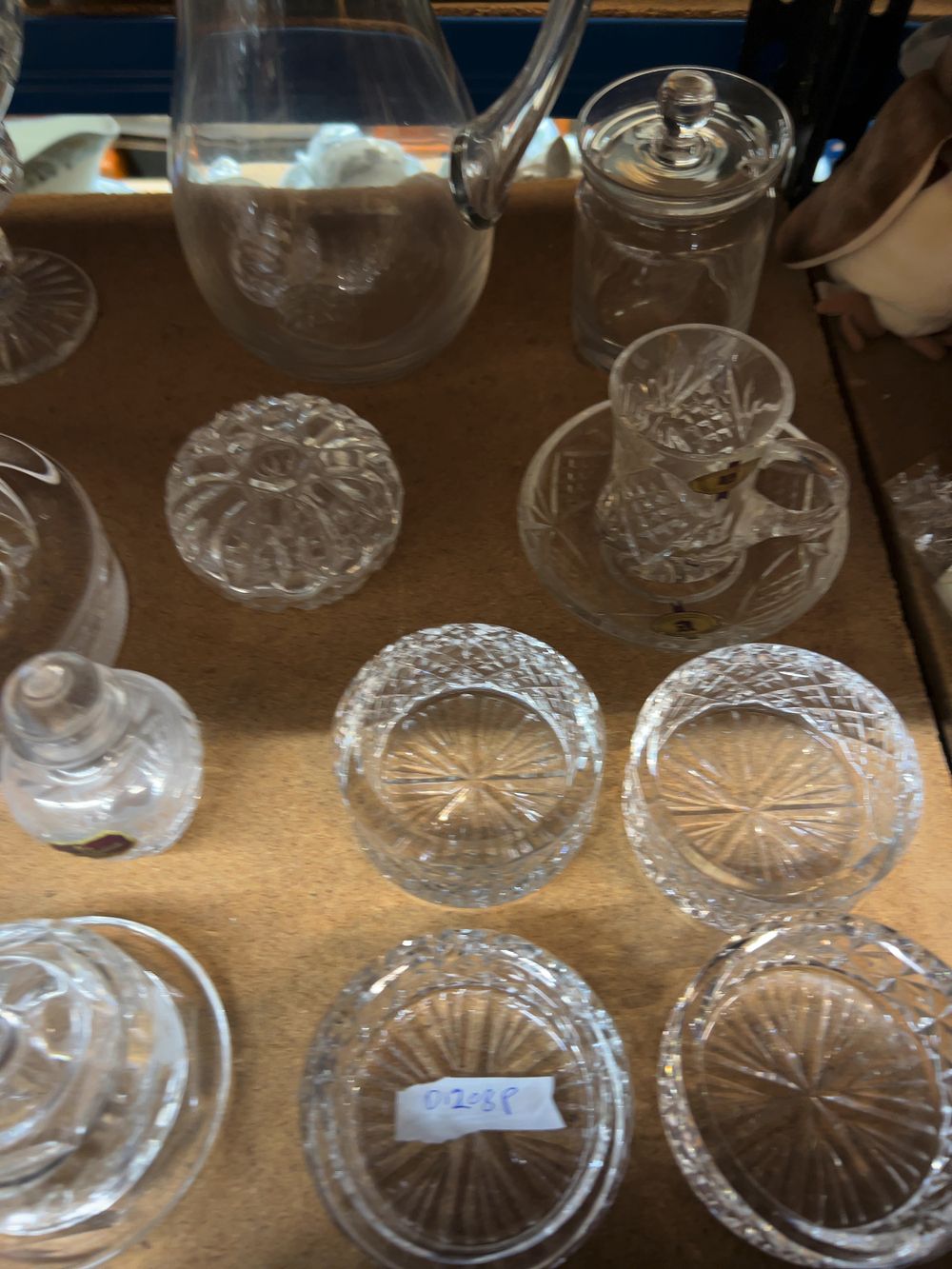 Lot 238: A Collection of English Cut Lead Crystal and Decorative Glassware Including Tutbury Crystal and Royal Doulton Examples