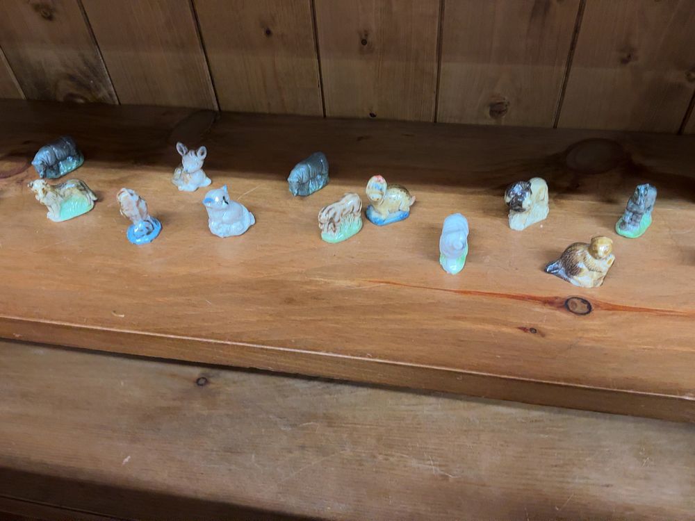 Lot 390: A Collection of Small Glazed Ceramic Wade Whimsies Animal Figurines