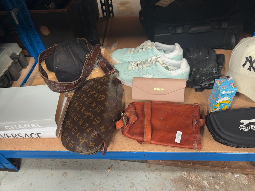 Lot 287: A Collection of Fashion Accessories and Footwear including Adidas, Dune London, and Slazenger Examples