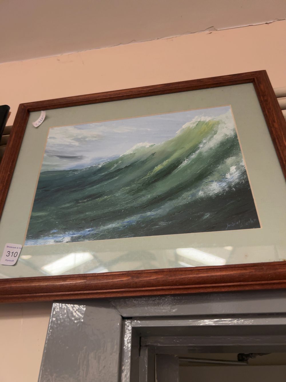 Lot 310: An Assortment of Five Mixed Media Coastal and Marine Artworks Including Examples by Janet Meakin and Paul Meakin