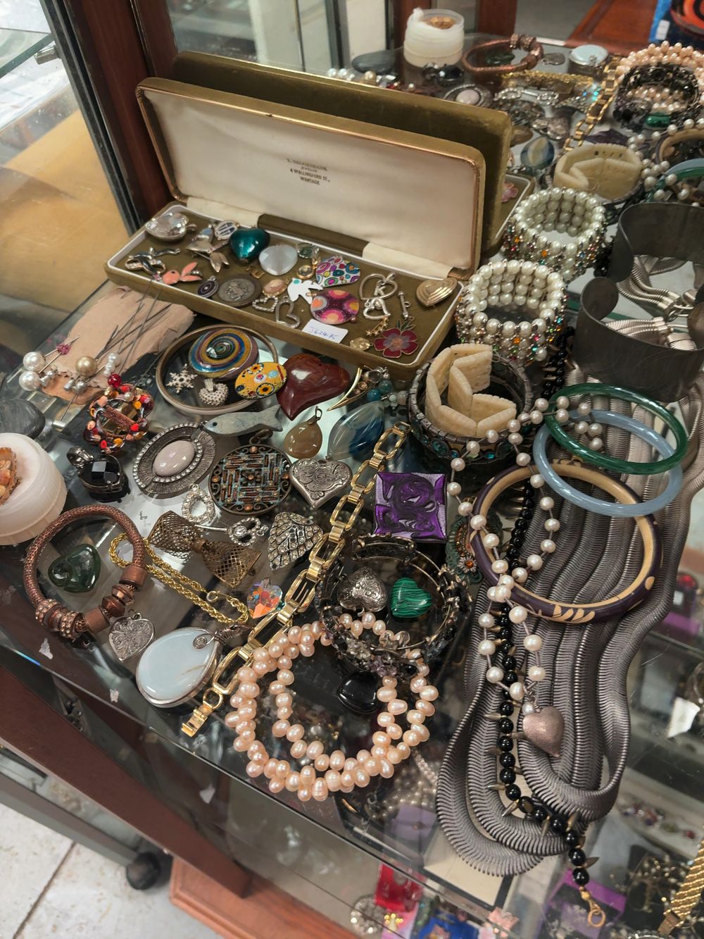 Lot 362: A Collection of Costume Jewellery and Accessories including F. J. Whitcher Examples with Presentation Case