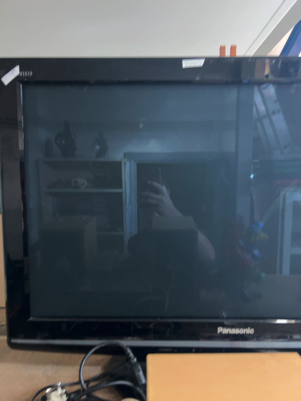 Lot 409: A Panasonic VIERA LCD Television with Pedestal Stand
