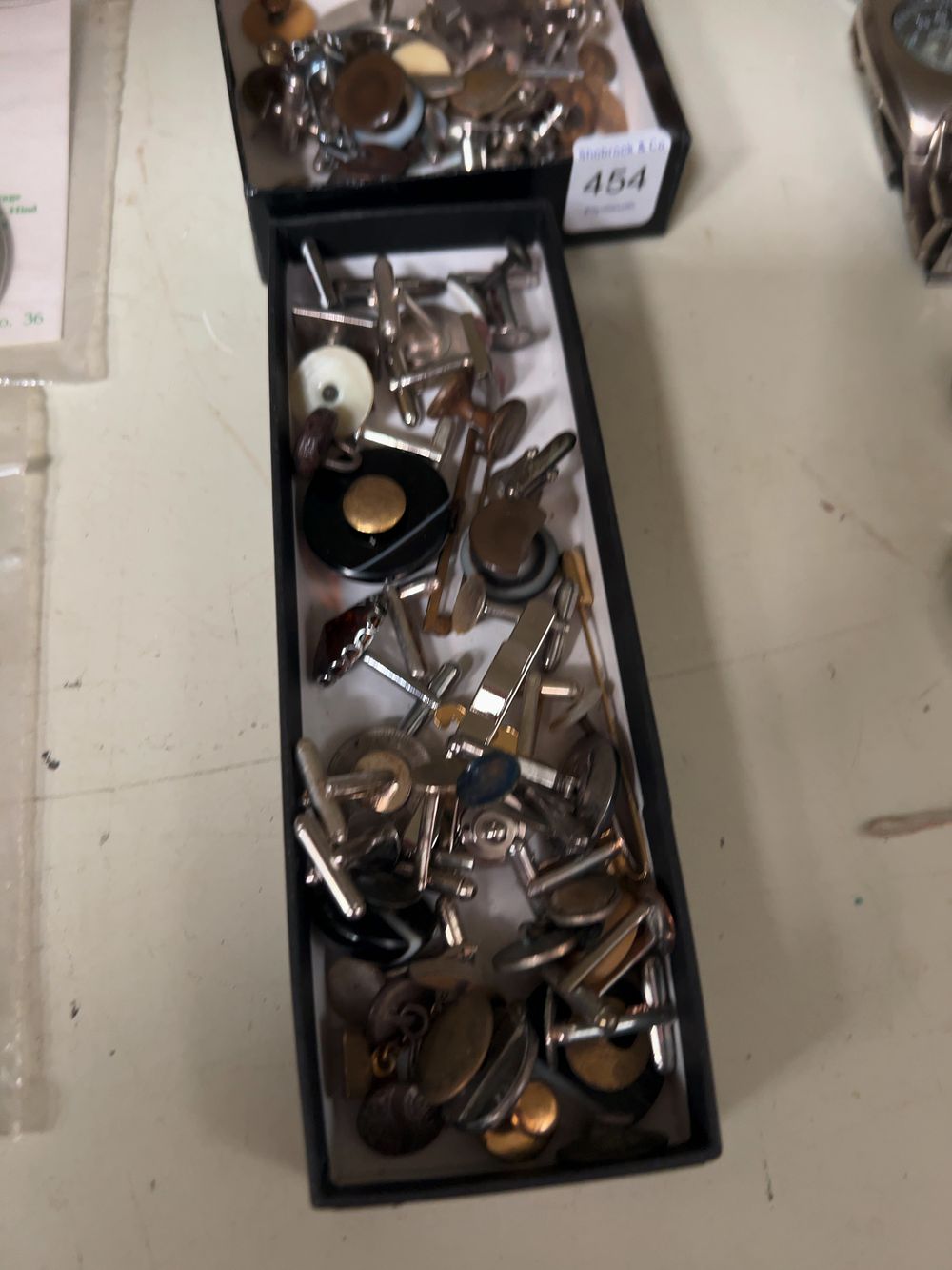 Lot 454: A Collection of Vintage Men's Dress Accessories Including 1951 Festival of Britain Examples with Presentation Case