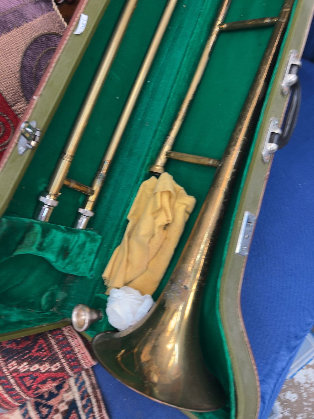 Lot 479: A Skylark Brass Tenor Trombone in Case