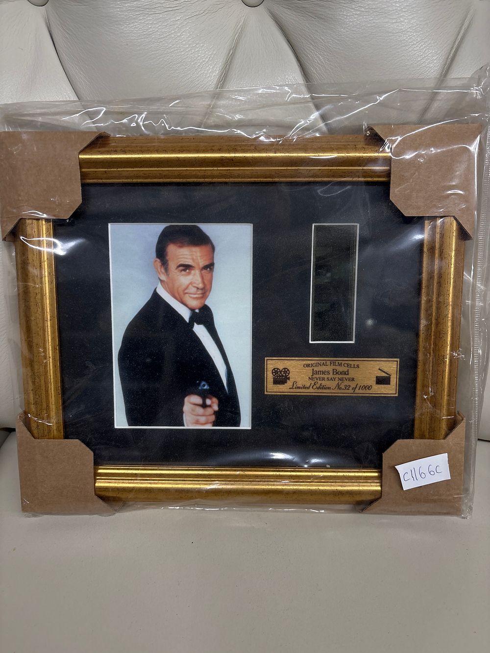 Lot 548: A James Bond Never Say Never Again Framed Film Cell Display Limited Edition