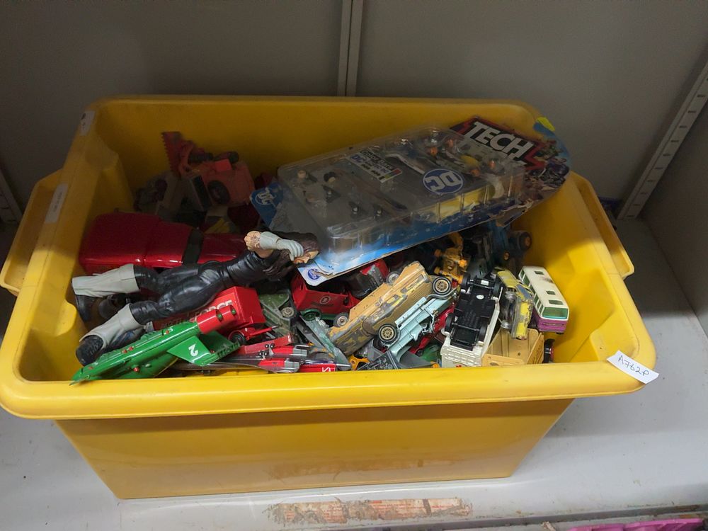 Lot 17: A Collection of Assorted Die-cast and Plastic Toys Including Royal Mail and Tech Deck Examples