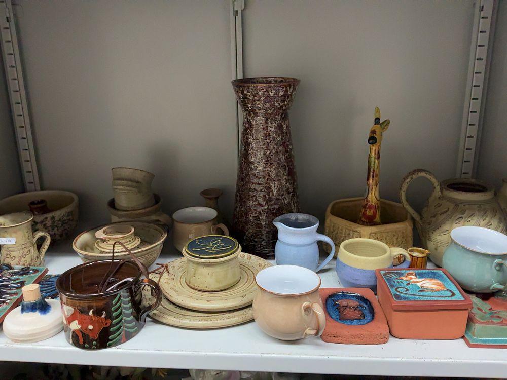 Lot 28: A Collection of Contemporary and Studio Pottery including Kernewek and Danescombe Examples