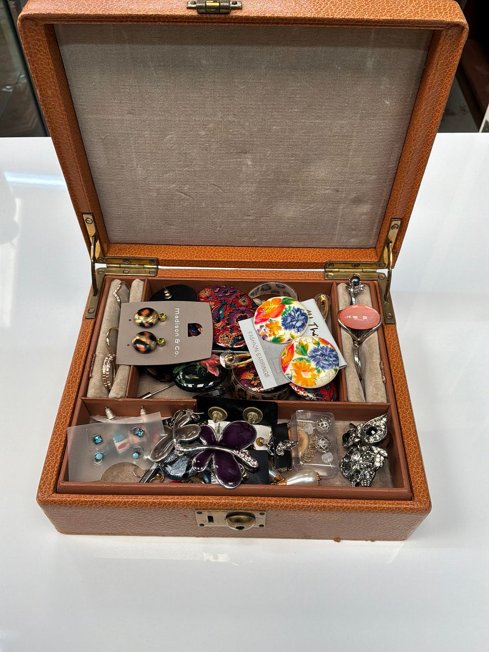 Lot 53: A Collection of Costume Jewellery including Madison and Co and All That Glitters Examples with Travel Case