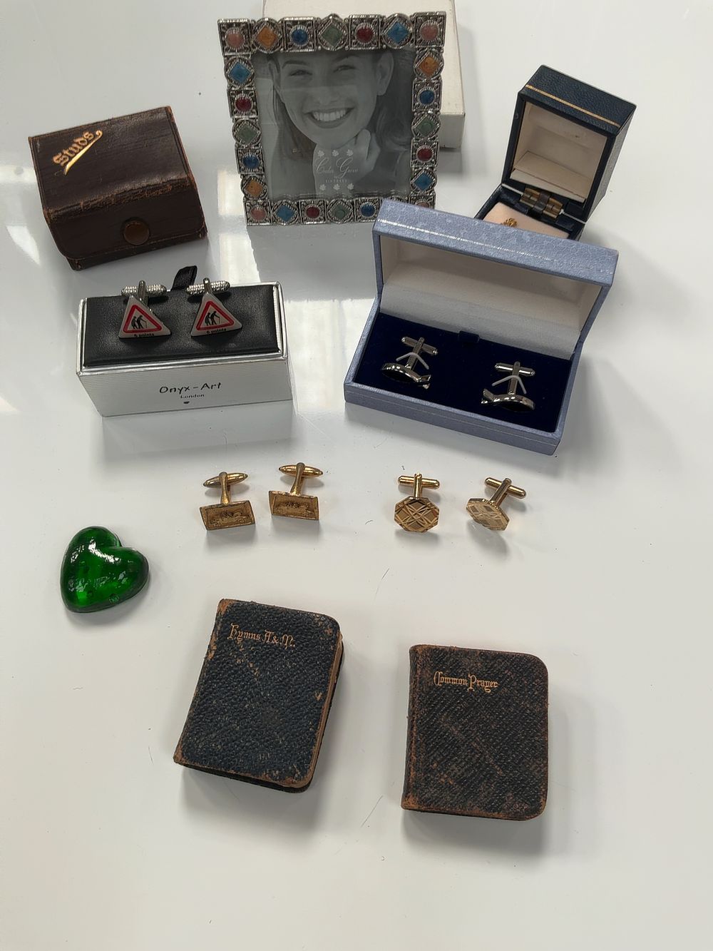 Lot 66: A Collection of Men's Accessories and Miniature Books Including Onyx-Art London and SixTrees Examples