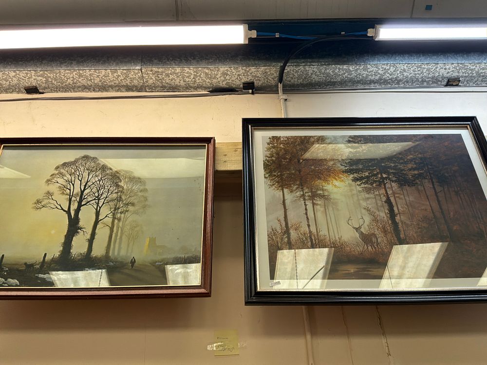 Lot 125: A Pair of Framed Gerald Coulson Offset Lithographic Landscape Prints