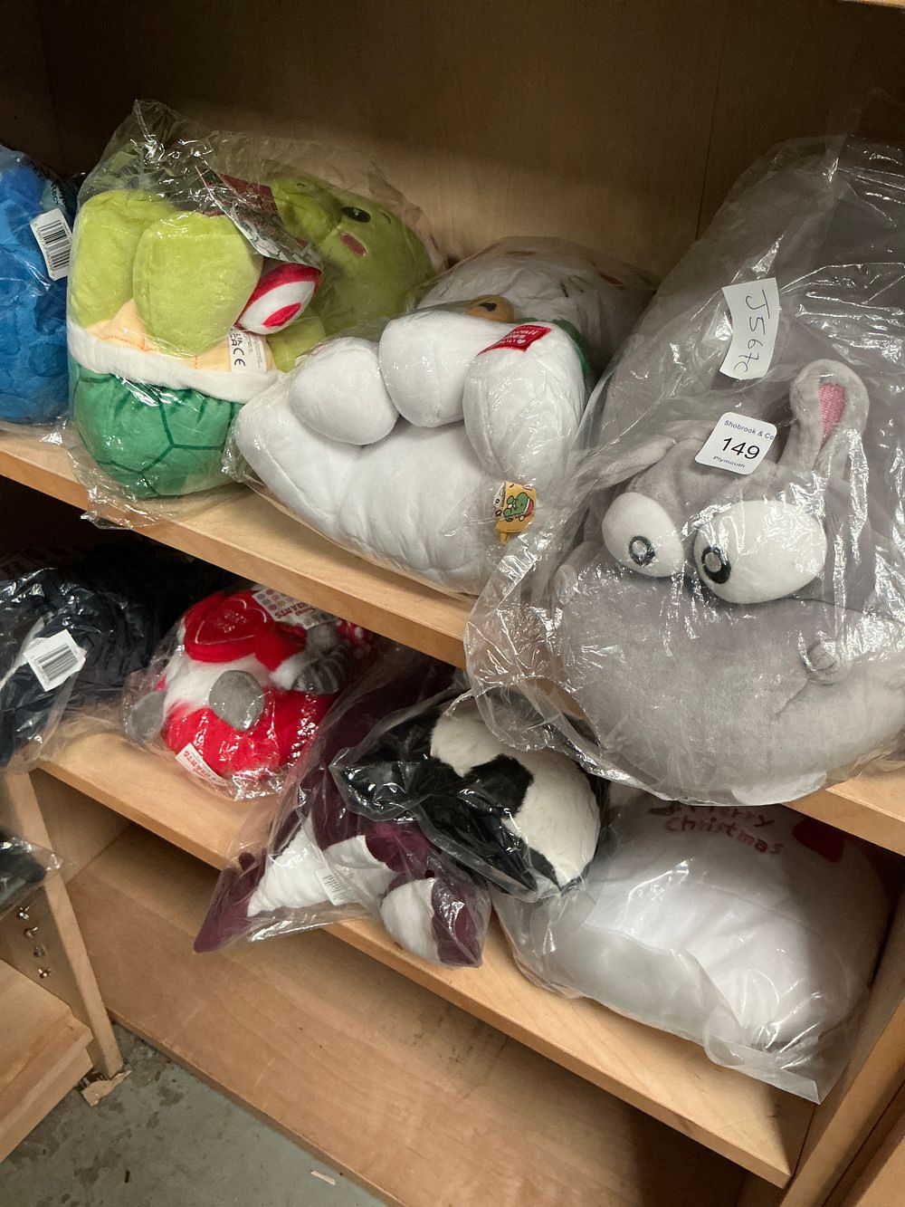 Lot 149: A Collection of Soft Plush Toys Including Manchester City FC and Kawaii Kuties Examples