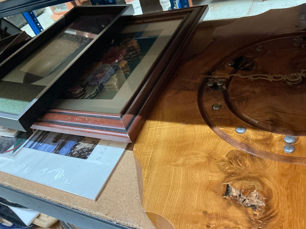 Lot 173: A Collection of Decorative Items and Artworks including a Pat Divisioni Textile Piece