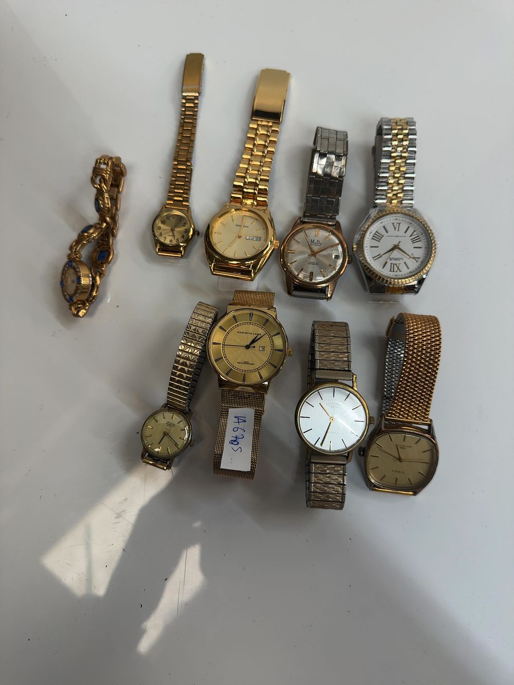 Lot 304: A Collection of Nine Vintage and Contemporary Wristwatches Including Rotary and Sekonda Examples