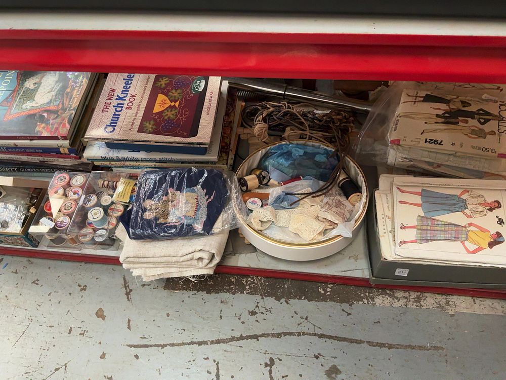 Lot 311: A Collection of Vintage Needlework Literature and Haberdashery including Kaffe Fassett, Candace Bahouth, and Sylko Examples