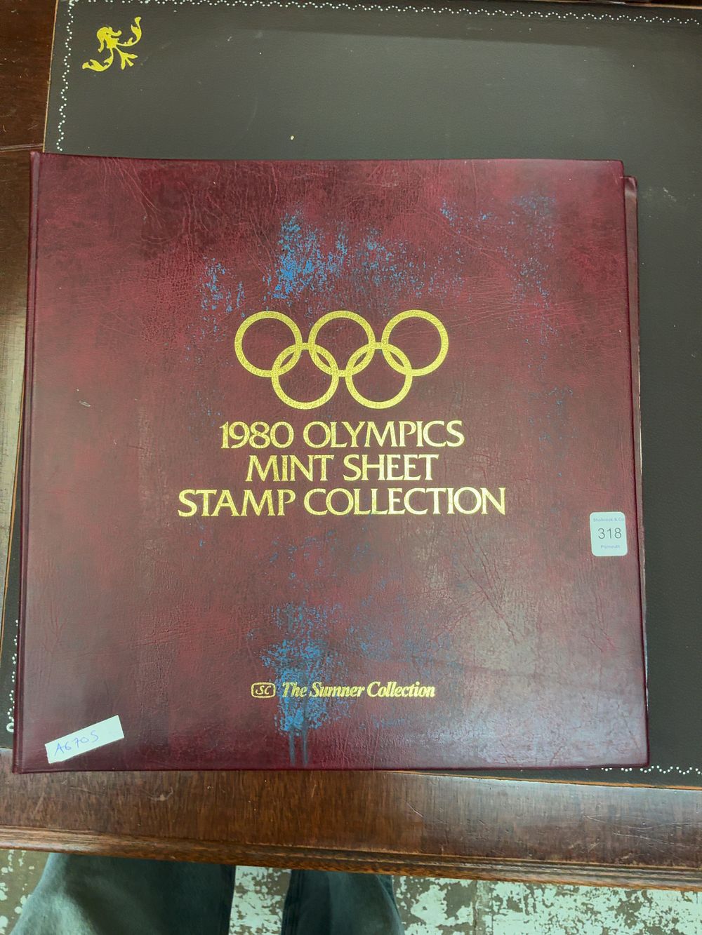 Lot 318: A Collection of 1980 Winter Olympics Mint Sheet Stamps in The Sumner Collection Binder