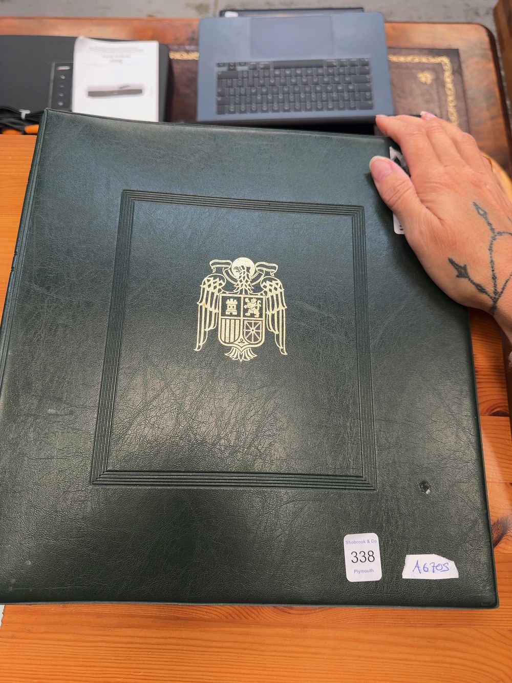 Lot 338: A Collection of Liechtenstein Postage Stamps in a Marini Hingeless Album